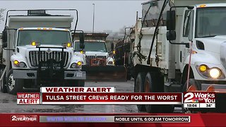 City of Tulsa adds street maintenance crews to prepare for winter weather