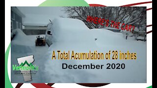 Vermont Snow Storm - Dec 2020