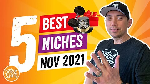 Top 5 Print on Demand Niches for November 2021 🔥 Use for Better Traffic & Increase Sales for FREE