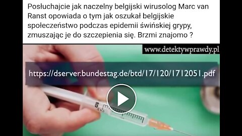 Siewcy propagandy kiedyś i dziś. Marc Van Ranst / Dr. Pieniążek