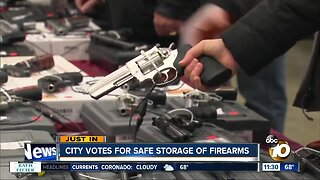 City Council formally approves gun storage ordinance