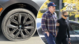 Jennifer Lopez and Ben Affleck leave BMW behind as flat tire interrupts date