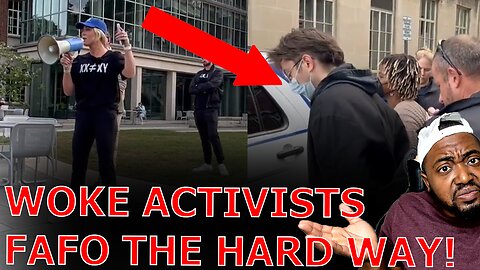 Masked WOKE College Students ARRESTED After LOSING THEIR MINDS At Riley Gaines Women's Rights Speech
