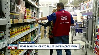 Looking for a job? Lowe's is looking for you, with more than 100 positions to fill