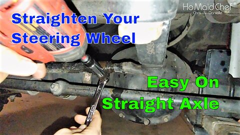 Straighten Jeep Steering Wheel