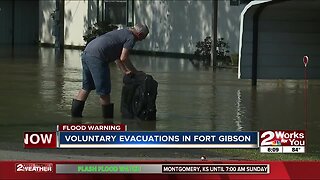 Fort Gibson deals with historic flooding