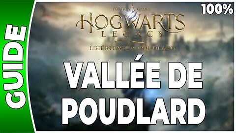 Hogwarts Legacy : l'Héritage de Poudlard - VALLÉE DE POUDLARD - 100% Coffres, Pages, Demiguises