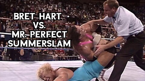 Bret Hart vs. Mr. Perfect Sharpshooter WWE Wrestling Championship Summerslam