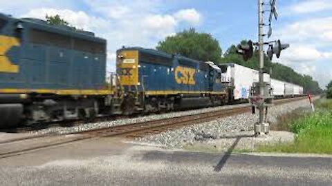 CSX D753 Local Manifest Mixed Freight Train Part 3 from Sterling, Ohio August 14, 2021