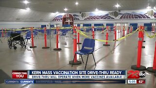 Kern County mass vaccination site lacking just one thing: vaccines