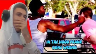 CRAZYY 😱PRANKS IN THE HOOD GONE WRONG (REACTION)