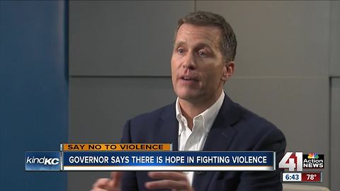 Gov. Eric Greitens talks combatting crime