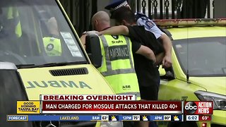49 killed as gunmen open fire at mosques in New Zealand