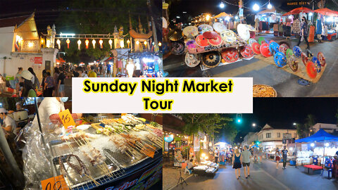 Chiang Mai, Thailand- The Old City Sunday Night Market 2022