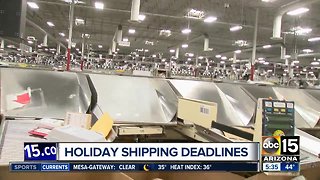 Deadline day for lowest tier of holiday shipping