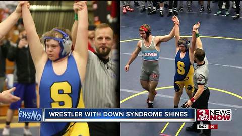 Wrestler with Down Syndrome Shines