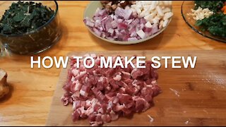 How to Make Stew - Step-by-step Instructions - Papaya Leaf and Lamb Stew