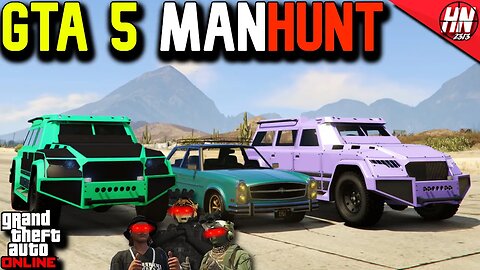 GTA 5 ManHunt! GLENDALE VS 2 NIGHTSHARKS! ft. @gtanpc @twingeplaysgames​