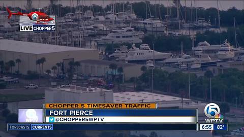 Early-morning fire at Taylor Creek Marina in Fort Pierce