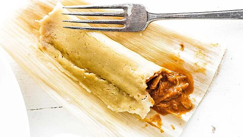 Homemade Tamales with Rojos de Pollo