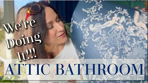 FRENCH FARMHOUSE | Attic Bathroom Design | ANOTHER Cast Iron Sink | EVERYDAY CHATEAU