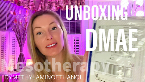 UNBOXING DMAE #mesotherapy #serum