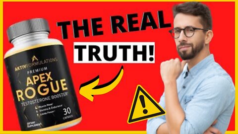 Apex Rogue Supplement Review - Apex Rogue Really Works? The Truth About Apex Rogue Supplement
