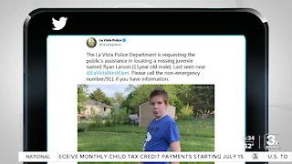 Authorities looking for missing autistic child last seen in La Vista