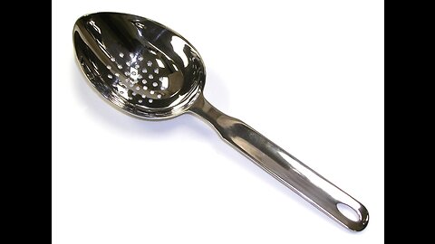 RSVP International Stainless Steel Ice Scoop, 10.25" Scoop Ice, Fruits, Toppings & More