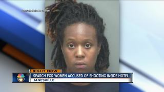 Woman Sought for Shooting Gun in Janesville Hotel