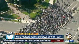 More protests in county after weekend of demonstrations
