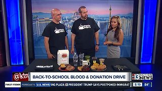 Back to school blood and donation drive