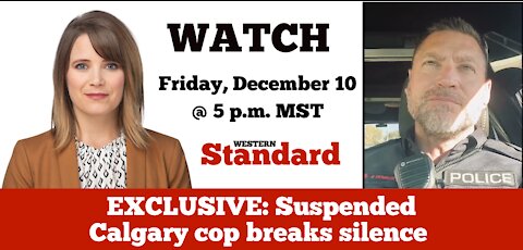 Suspended Calgary cop breaks silence