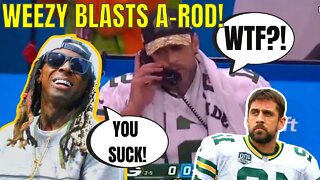 Packers Fan Lil Wayne BLASTS Aaron Rodgers After HORRIBLE Performance in AWFUL Loss To Lions!