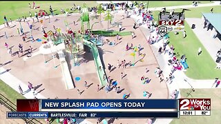 Splash park grand opening in tulsa county