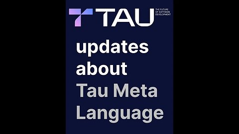 Updates About TML | TAU - AGORAS 💎 #tau #taunet #agoras