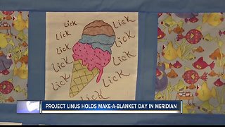 Project Linus holds 'make a blanket day'
