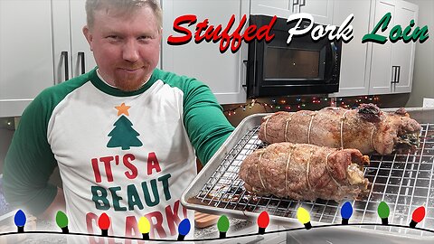 Stuffed Pork Loin Perfect For Christmas!! | The Neighbors Kitchen
