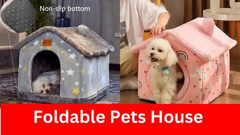 Foldable Pets House Kennel Bed and Sofa Techshahin24