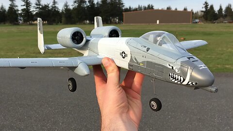 Flight Video Only - E-flite UMX A-10 Warthog EDF Jet BNF Basic