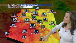 Thunderstorms possible in Arizona today