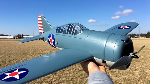 Durafly Brewster F2A Buffalo 920mm PNF RC Warbird Second Flight