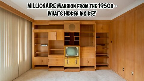 MILLIONAIRE MID-CENTURY Mansion from the 1950s - What's Hidden Inside?
