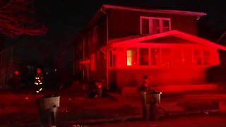 Arsonist torches home and people escape fire on Detroit's west side