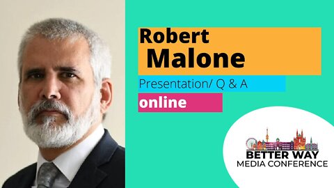 Dr. Robert Malone Speech + Q&A (Better Way Media Conference, Vienna, Austria)