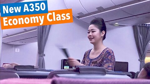 SINGAPORE Airlines NEW A350 ECONOMY Class: SQ279 Singapore to Adelaide