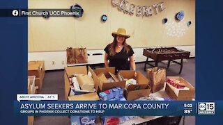 Groups collect donations for asylum seekers arriving in Maricopa County