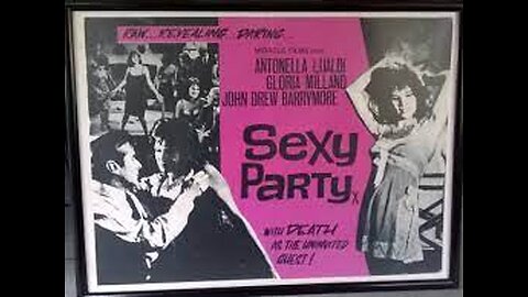 Sexy Party Death on the Fourposter Thriller, 1964 by Josipovici & Molteni Colorized Movie