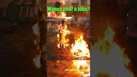 Man Sets Himself on Fire | Cyberpunk 2077
