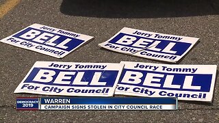 Warren City Council candidates say their campaign signs are being stolen from busy intersections